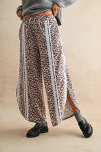 Load image into Gallery viewer, LovLov Leopard Print and Lace Detailed Tulip Pants in Leopard
