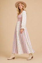 Load image into Gallery viewer, J.nna Mixed Multi Floral Maxi Dress in Red Multi
