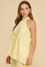 Load image into Gallery viewer, if She Loves Avira Knit Shiny Blouse in Buttered Yellow
