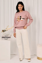 Load image into Gallery viewer, Sunday Edition Mallard Duck Graphic Knit Sweater in Lavender

