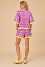 Load image into Gallery viewer, J.nna The Pink Petal and Pleat Set in Pink Yellow Combo
