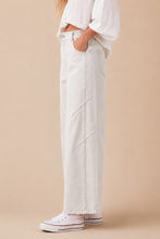 Load image into Gallery viewer, J.nna Solid Color Washed Barrel Leg Pants in Pale Grey
