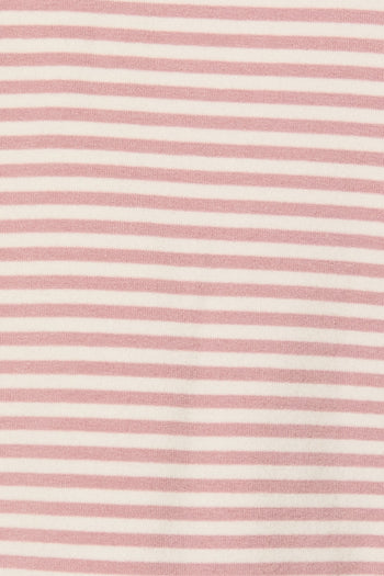 Le Lis Stripe Wide Leg Lounge Pants in Dusty Pink Stripe