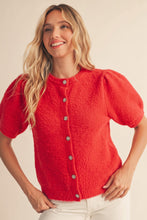 Load image into Gallery viewer, LovLov Luxe Soft Knit Cardigan in Red
