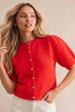 Load image into Gallery viewer, LovLov Luxe Soft Knit Cardigan in Red
