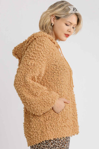 Umgee Hooded Sweater in Desert