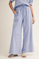 Jodifl Mineral Washed Wide Leg Pants in Blue