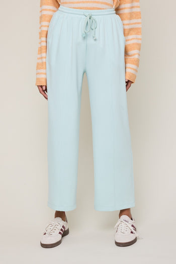 Wishlist Scuba Pants With Drawstring in Mint