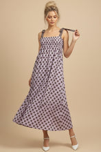 Load image into Gallery viewer, J.nna Polka Dot Maxi Dress in Purple Dot
