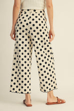 Load image into Gallery viewer, Jodifl Polka Dot Pants with Embroidered Scallop Edge Detail in Black
