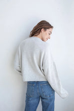 Load image into Gallery viewer, Things Between PIPER Cardigan in Light Grey
