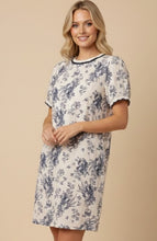 Load image into Gallery viewer, J.nna Floral Print Mini Dress in Navy
