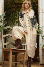 Load image into Gallery viewer, POL Vintage Washed Thermal, Camo and Floral Print Jacket in Olive Multi
