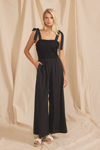 Load image into Gallery viewer, In February Crochet Top Wide Leg Jumpsuit In Black

