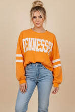 Load image into Gallery viewer, J.nna Retro Collegiate TENNESSEE Cropped Top in Tangerine
