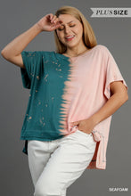 Load image into Gallery viewer, Umgee Dip Dye Top in Seafoam
