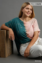 Load image into Gallery viewer, Umgee Dip Dye Top in Seafoam
