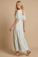 J.nna Rosalie Tiered Maxi Dress in Baby Blue