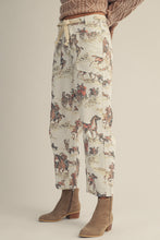 Load image into Gallery viewer, LovLov Frontier Reverie Equestrian Narrative Pants in Multi
