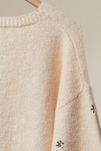 Load image into Gallery viewer, mello. Christmas Tree Embroidered Soft Cardigan in Ivory
