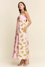 Load image into Gallery viewer, J.nna Amalfi Colorblock Maxi Dress in Yellow Pink

