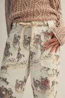 LovLov Frontier Reverie Equestrian Narrative Pants in Multi