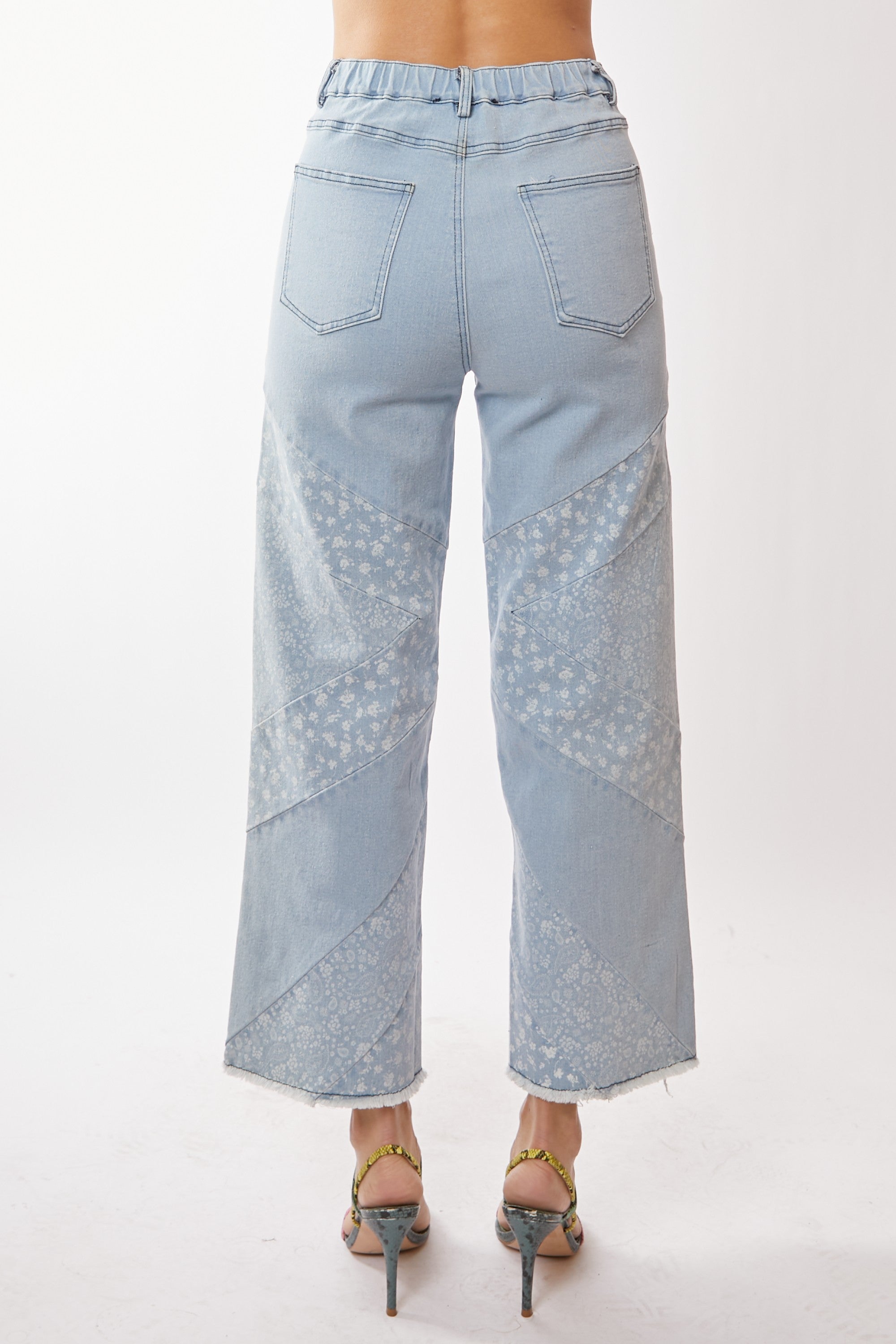 d*7様 jentlouis Foil Printed Denim Pants FOIL DENIM PANTS – CLOSETCASECONCEPTS
