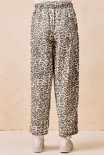 Load image into Gallery viewer, BiBi Leopard Print Barrel Leg Pants in Leopard
