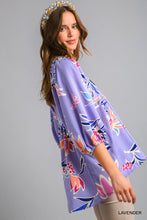 Load image into Gallery viewer, Umgee Baby Doll Top with Smocked Shoulder Detail in Lavender
