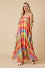 Load image into Gallery viewer, J.nna Prism Plaid Maxi Dress in Multicolor Check
