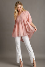 Load image into Gallery viewer, Umgee Baby Doll Tunic Top in Peach
