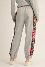 Load image into Gallery viewer, Jodifl Animal Contrast Accent Casual Sweatpants in Heather Grey
