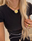 CHANSUTTPEARLS Small Coin Necklace