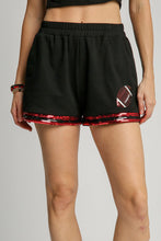 Load image into Gallery viewer, Umgee French Terry Shorts *GAME DAY STYLE*! in Black
