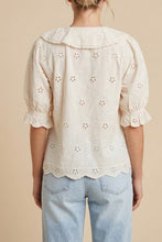 Load image into Gallery viewer, J.nna Heirloom Ruffle Top in Cream
