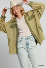 Load image into Gallery viewer, Umgee Luxeknit Shacket in Light Olive
