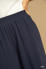 Load image into Gallery viewer, Umgee High Waisted Embellished Linen Pants in Navy

