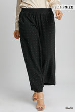 Load image into Gallery viewer, Umgee High Waisted Embellished Linen Pants in Black
