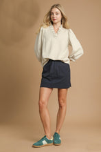 Load image into Gallery viewer, Umgee Luxeknit Solid Color Top in Ecru
