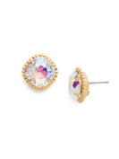 Sorrelli Cushion-Cut Solitaire Stud Earrings in Vibrant