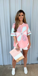 Harris Girls & Co. Hint of Fall Clutch Bag in Golden