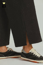Load image into Gallery viewer, Umgee Textured Jacquard Straight Pants  in Black
