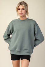 Load image into Gallery viewer, Rae Mode Solid Color Scuba Pullover Top in Sage Leaf
