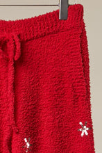Load image into Gallery viewer, mello. Christmas Tree Sweater Pants in Red
