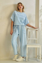 Load image into Gallery viewer, Veveret Knit Easy Set in Light Blue

