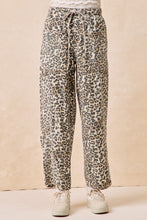 Load image into Gallery viewer, BiBi Leopard Print Barrel Leg Pants in Leopard
