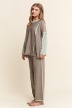 Load image into Gallery viewer, J.nna 2 Piece Knit Sweater Set in Opium Mint Combo
