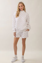 Load image into Gallery viewer, Veveret All-American Quilted Mock Neck Top in White
