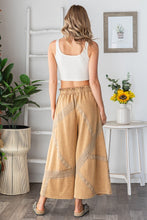 Load image into Gallery viewer, Oli &amp; Hali Terry Knit Pants with Lace Trim in Coffee
