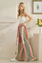 Load image into Gallery viewer, Oli &amp; Hali Mixed Print Patchwork Pants in Pink
